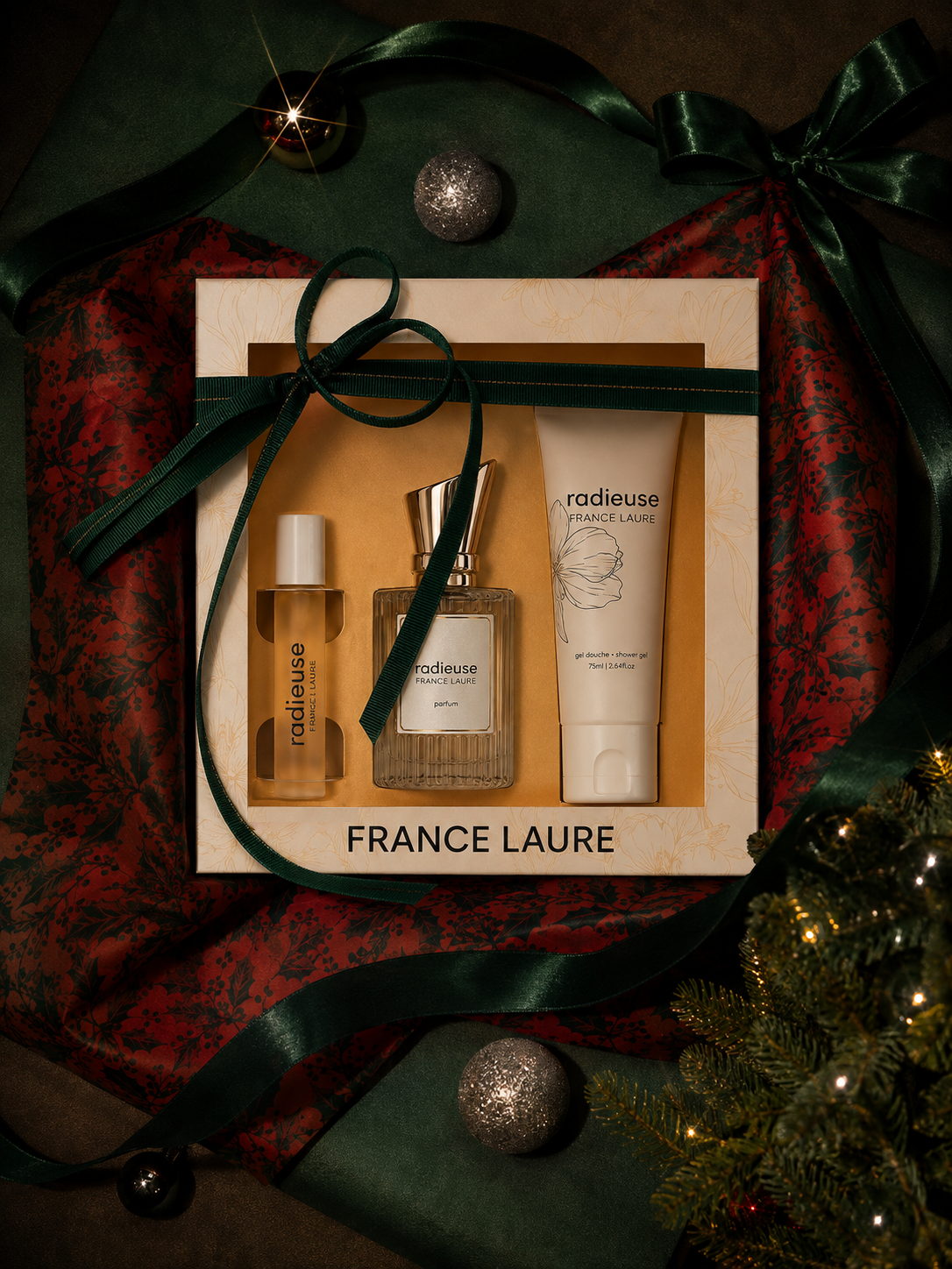 Radieuse perfume holiday gift set france laure cosmetics