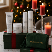 calm holiday gift set for sensitive skin during all day and winter. france laure cosmetics
