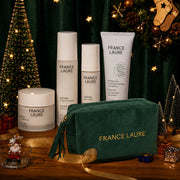 moisturize holiday gift set normal to dehydrated skin. with acid hyaluronic. Christmas decor. france laure cosmetics